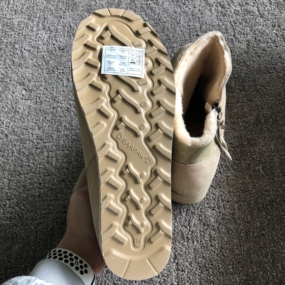 BEARPAW Megan Suede Sheepskin Bootie - Picture 10 of 12